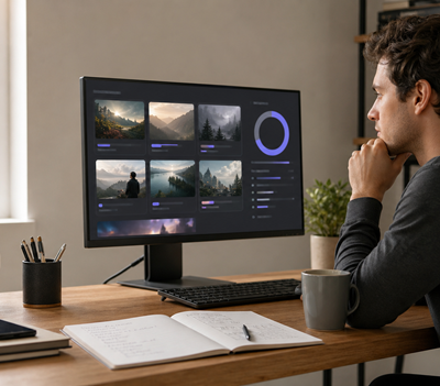 Creator evaluating the hidden time and credit costs of a free AI video generator