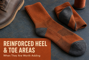 Reinforced Heel and Toe Areas in Custom Socks: When They Are Worth Adding